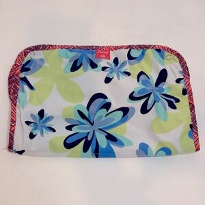 Maaji Floral Mix Print Snap Close Zip Compartment Bikini Travel Bag